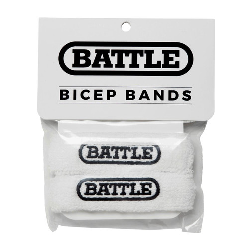 White; Athletic Bicep Band