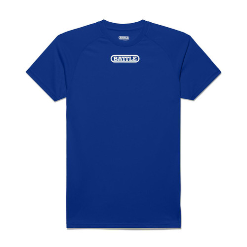 Blue; Battle Performance Adult and Youth Short Sleeve T-shirt