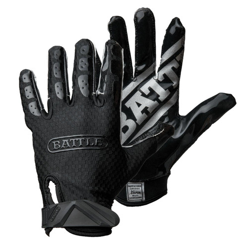 Black; Receiver Football Gloves