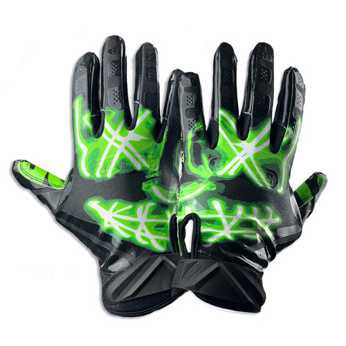 "Nightmare You're Not Safe" Cloaked Receiver Football Gloves
