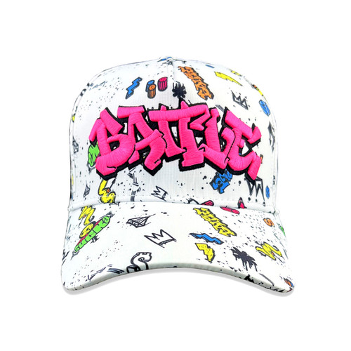 Pink; Cool Streetwear Hat by Battle Sports