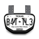 "Texas Plate" Chrome Football Back Plate