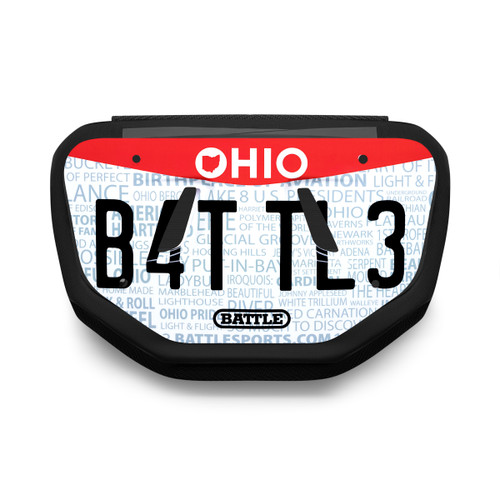 "Ohio Plate" Football Back Plate