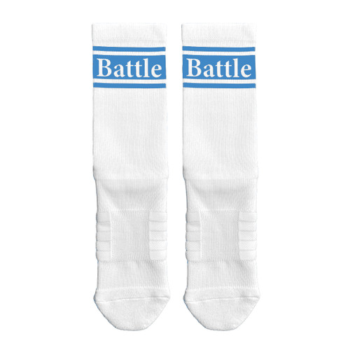 Light Blue; Battle X Strideline Athletic Socks